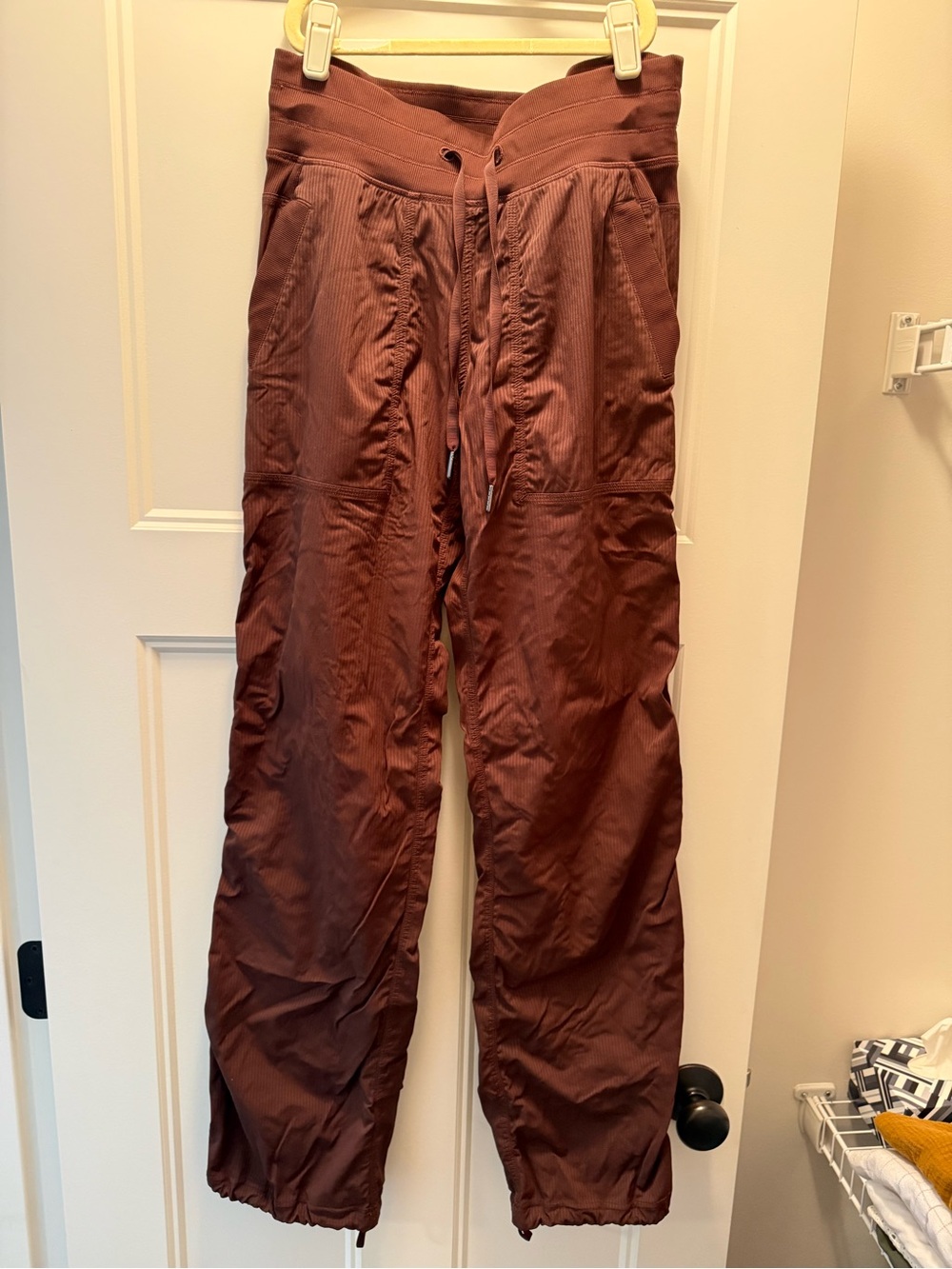 lululemon athletica Wide-Leg Drawstring Pants — Brown